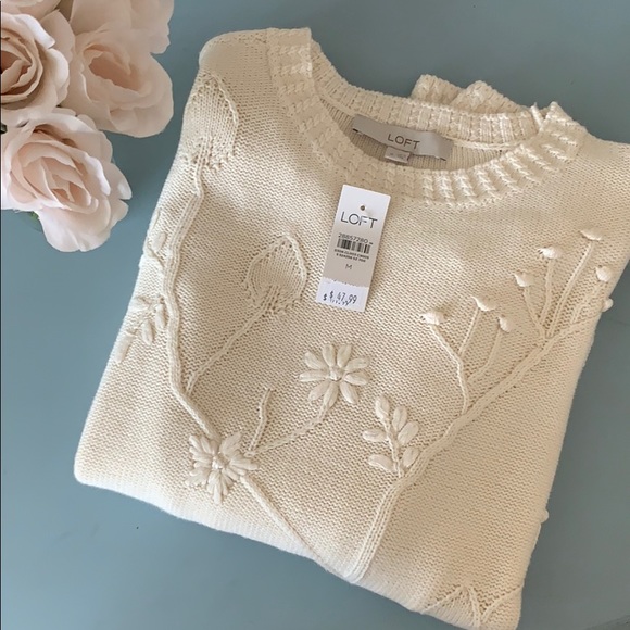 LOFT Sweaters - Loft floral sweater
